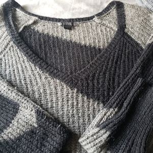V-Neck Tunic Sweater